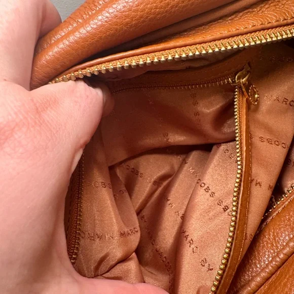 🐻Marc Jacobs Brown Leather Hobo Top Handle Bag🐻 - Picture 15 of 15